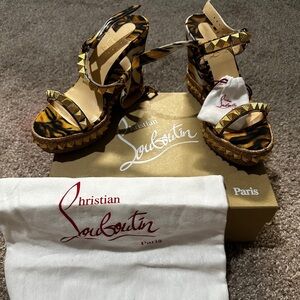 Louboutin wedges